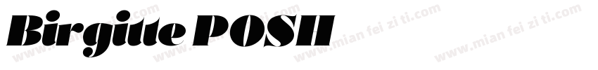 Birgitte POSH字体转换